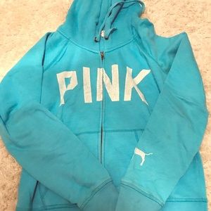 Victoria’s Secret pink zip up hoodie